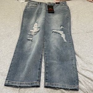 Celebrity pink 90s jeans